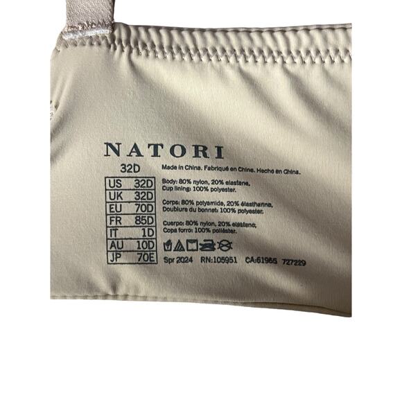 Natori Bra 727229 Minimal Push Up Convertible Underwire size 32D - Picture 4 of 4